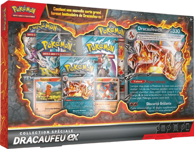 Pokémon : Coffret Collection spé Dracaufeu-ex(5b)