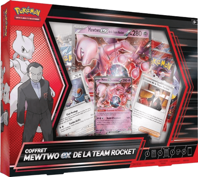 Coffret Pokémon Mewtwo EX de la team rocket